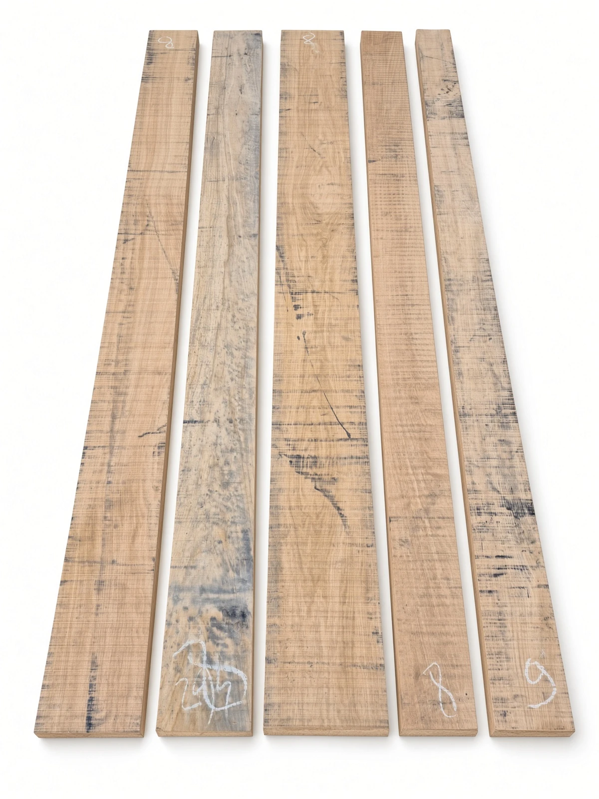 AB grade oak boards